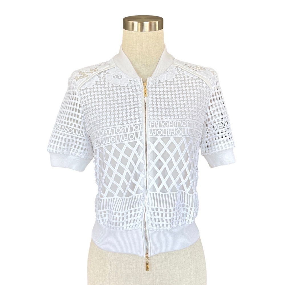Liu Jo Cardigan Woman White Short Sleeve